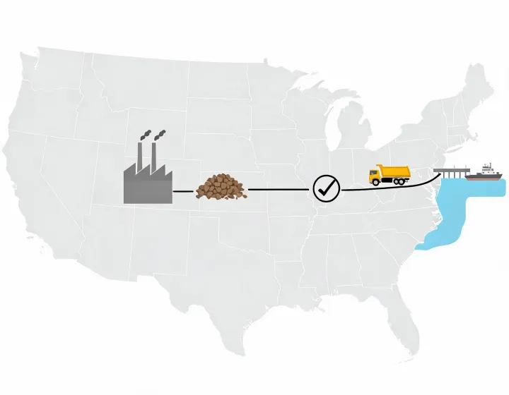 Map-based commercial vehicle sourcing coordination